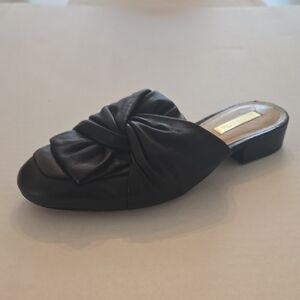 Louise et Cie Black Knotted Mules